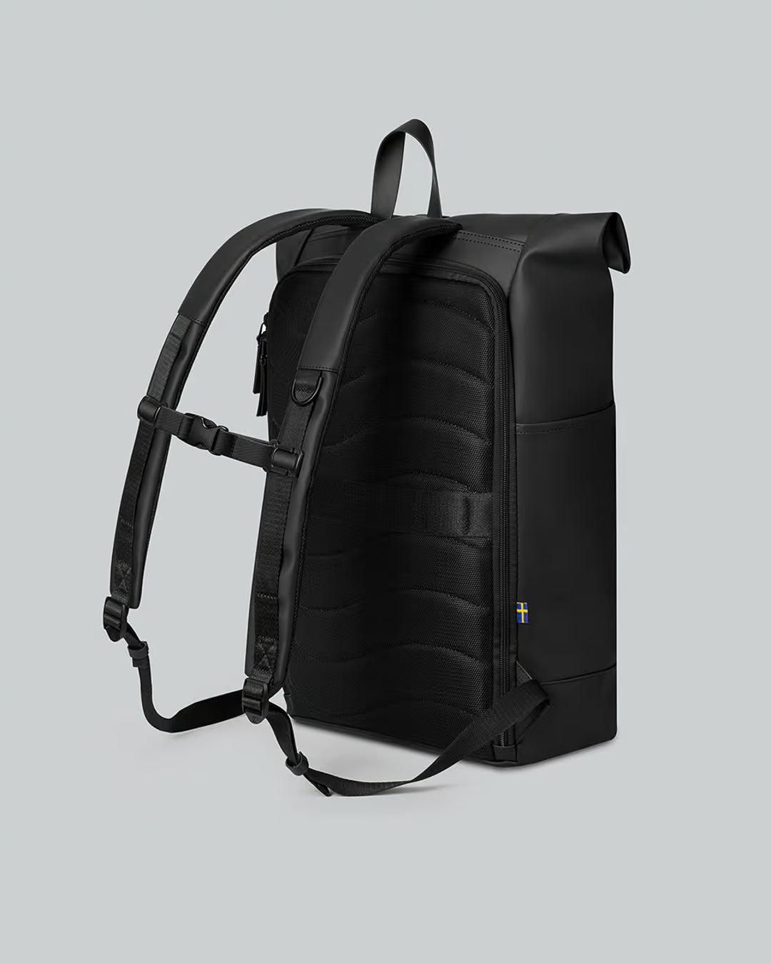Black Spläsh Rolltop 16" Waterproof Backpack Gaston Luga