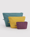 Jewel Mix Go Pouch Set | BAGGU | Go Pouch Set