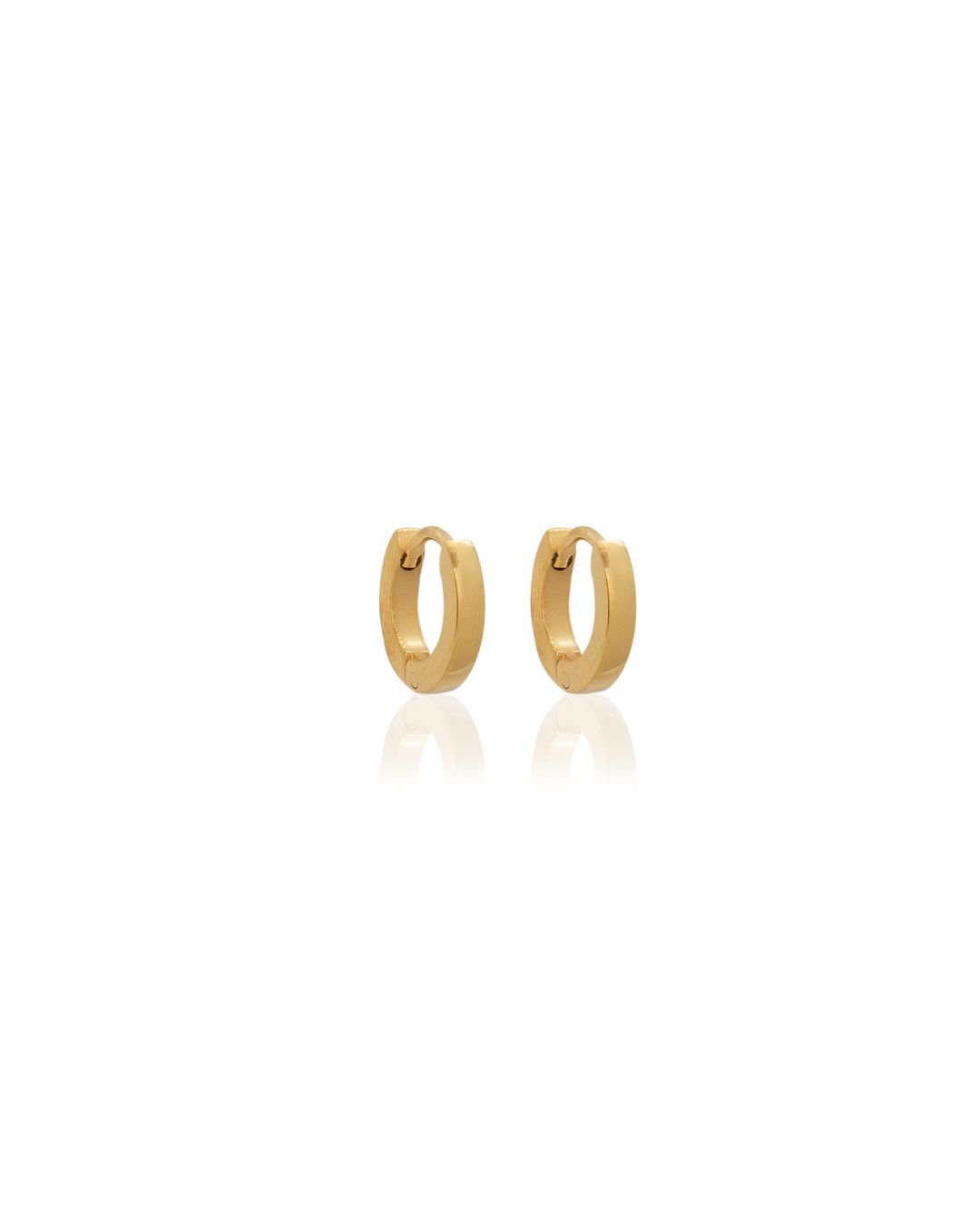 Gold Huggie Hoops