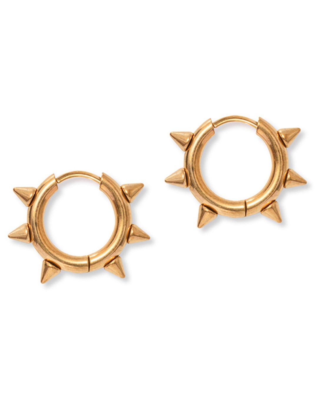 Gold Moxie Hoops