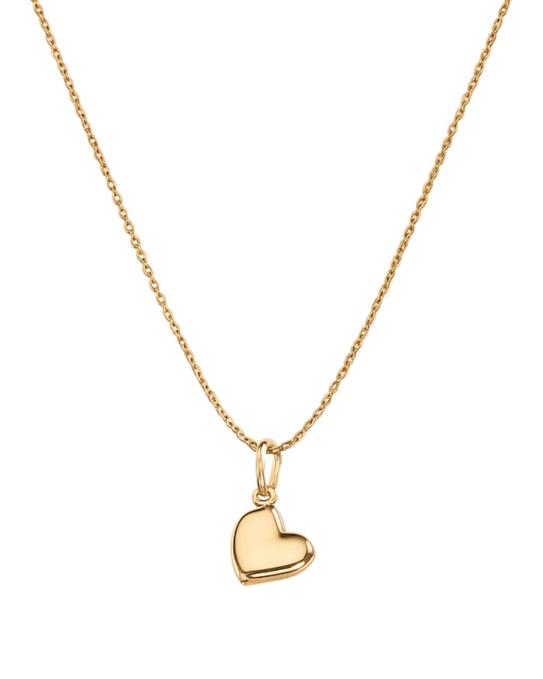 Gold Tiny Heart Necklace