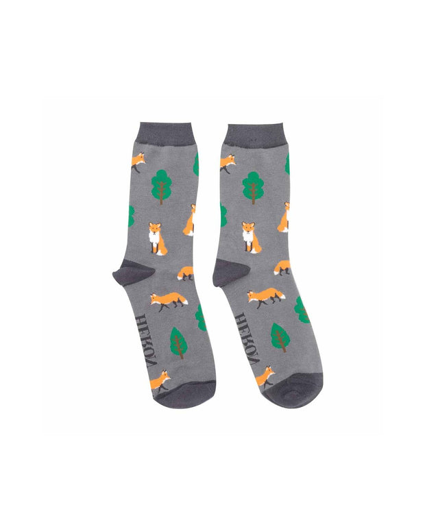 Fox in the Woods (Various Colours) | Men's Socks | Mr Heron