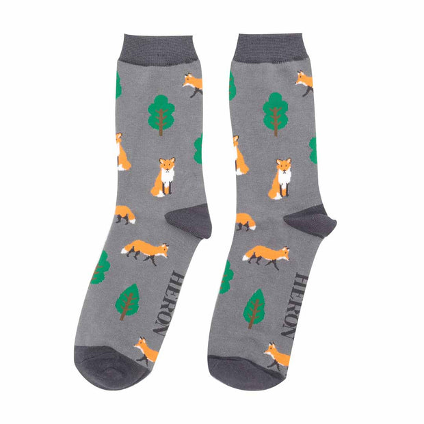 Fox in the Woods (Various Colours) | Men's Socks | Mr Heron