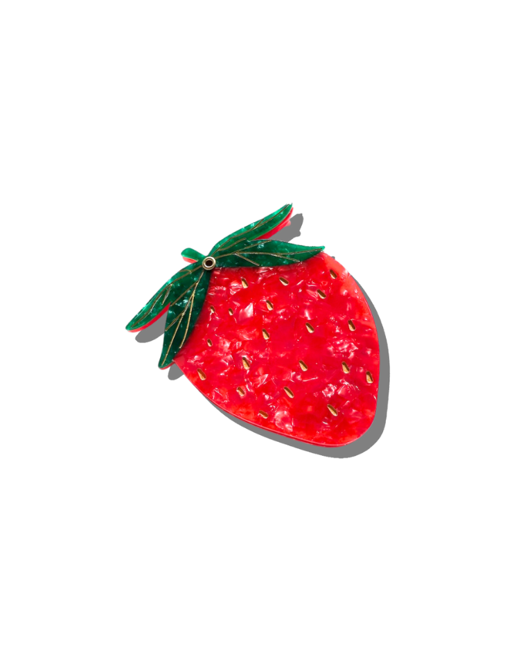 Hand-painted Strawberry Compact Mirror | Solar Eclipse | Mirrors