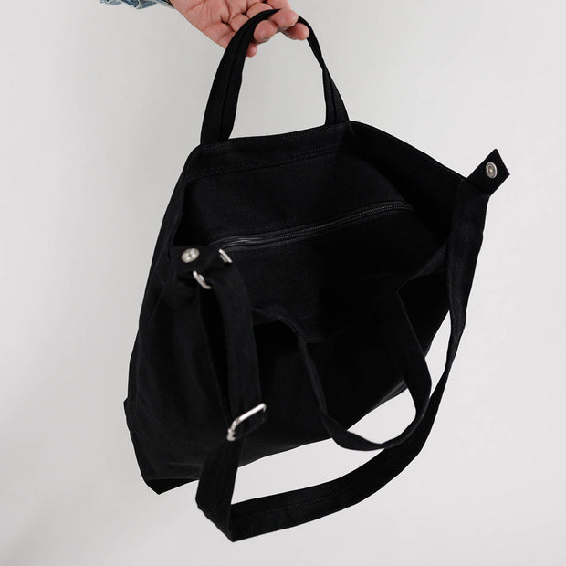 Black  | Horizontal Zip Duck Bag | Baggu