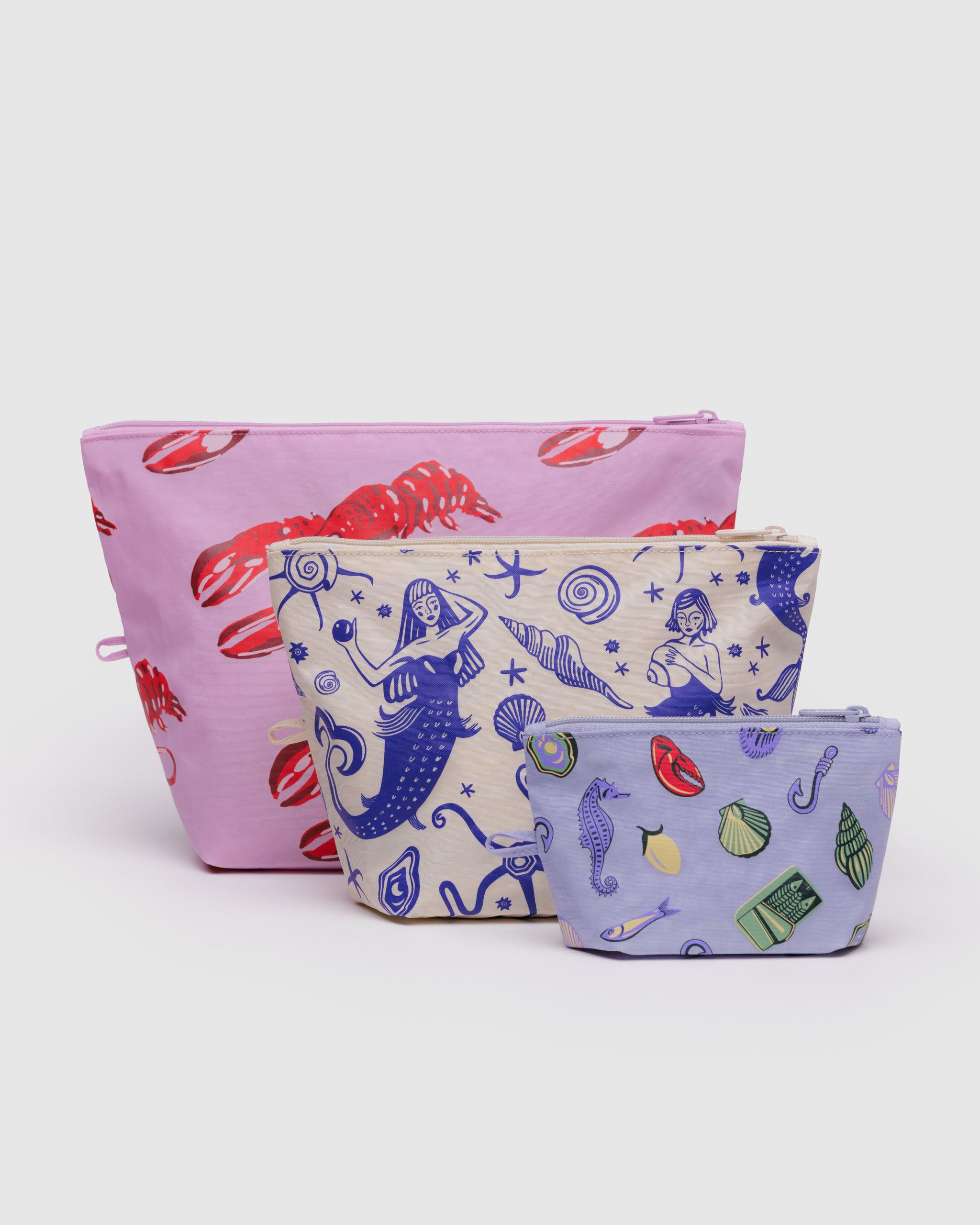 Sea Creatures Go Pouch Set