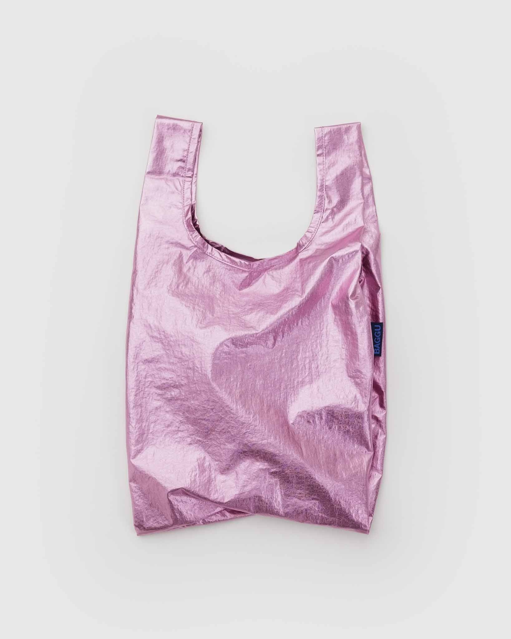 Blush Metallic Baby Baggu BAGGU