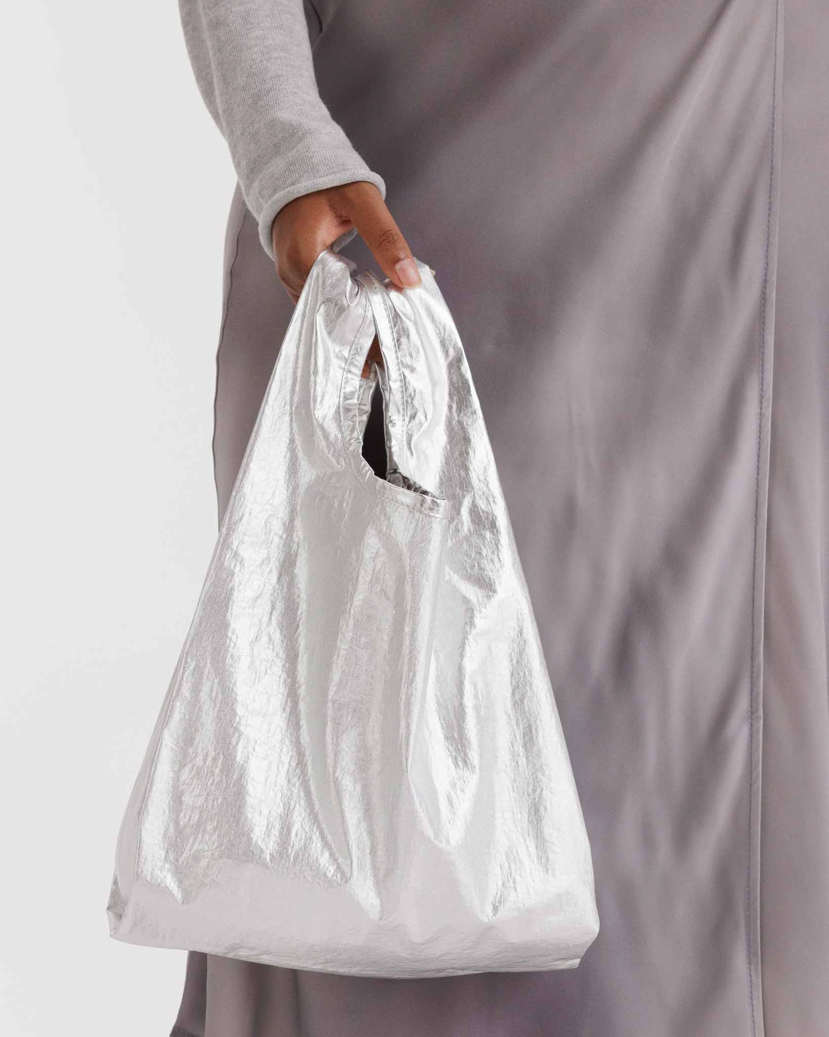 Chrome Metallic Baby Baggu BAGGU