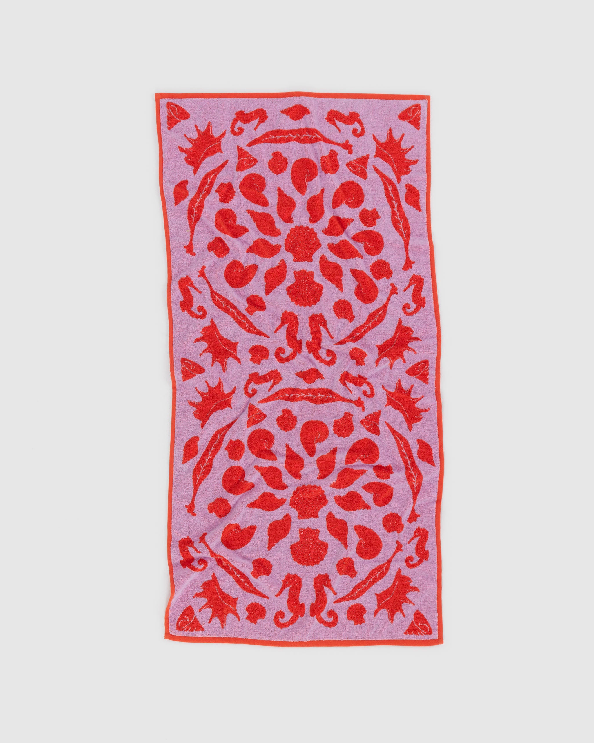 BAGGU Sea Shells Bath Towel