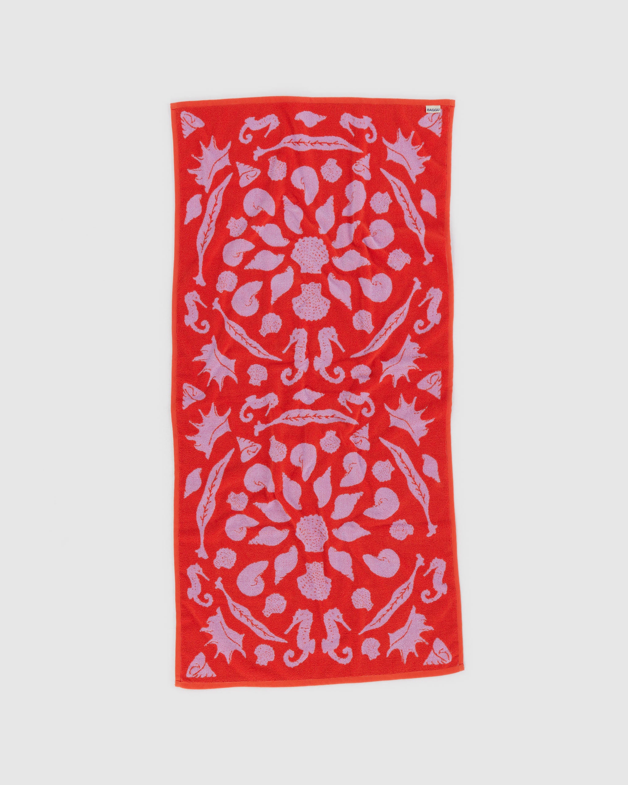 BAGGU Sea Shells Bath Towel