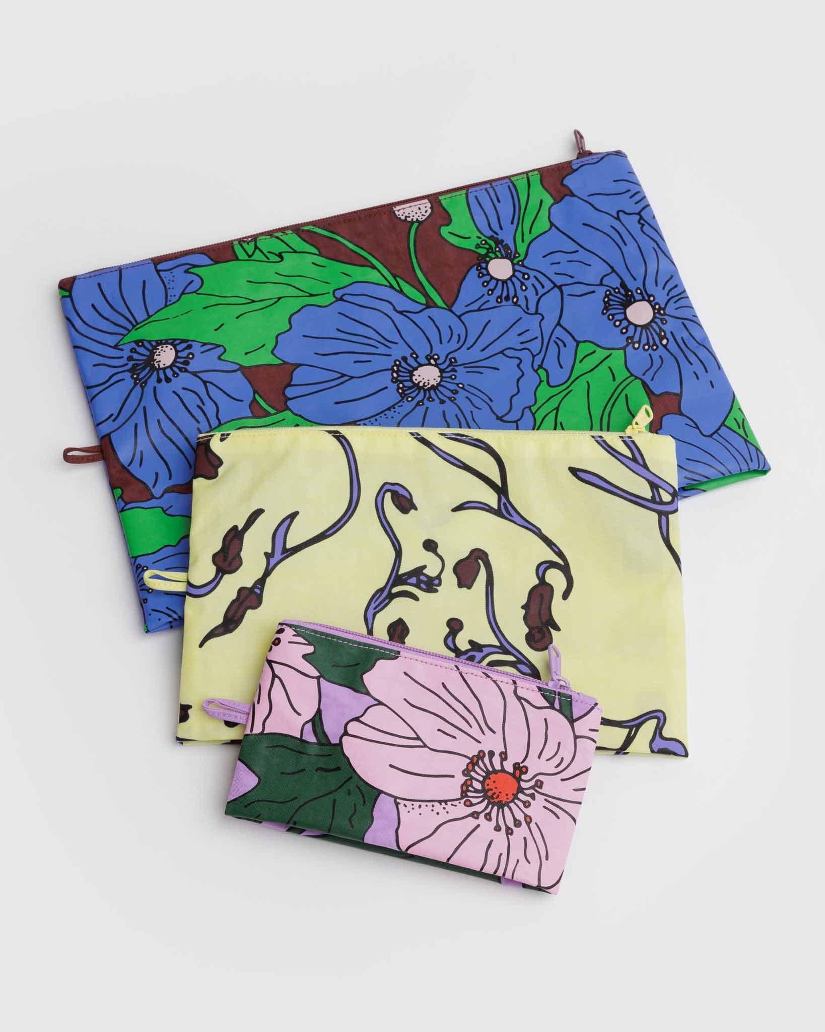 Poppy Mix Go Pouch Set BAGGU | BAGGU | Packing + Organisation