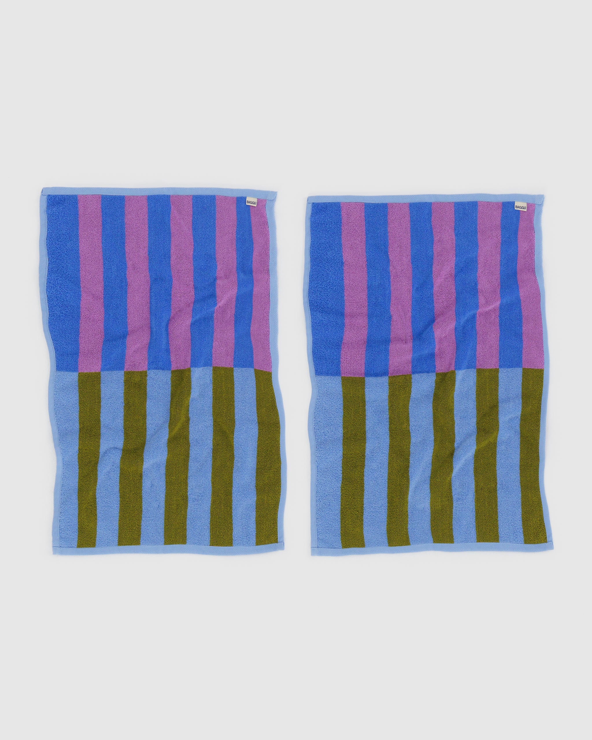 BAGGU Cabana Stripe Hand Towel Set Of Two