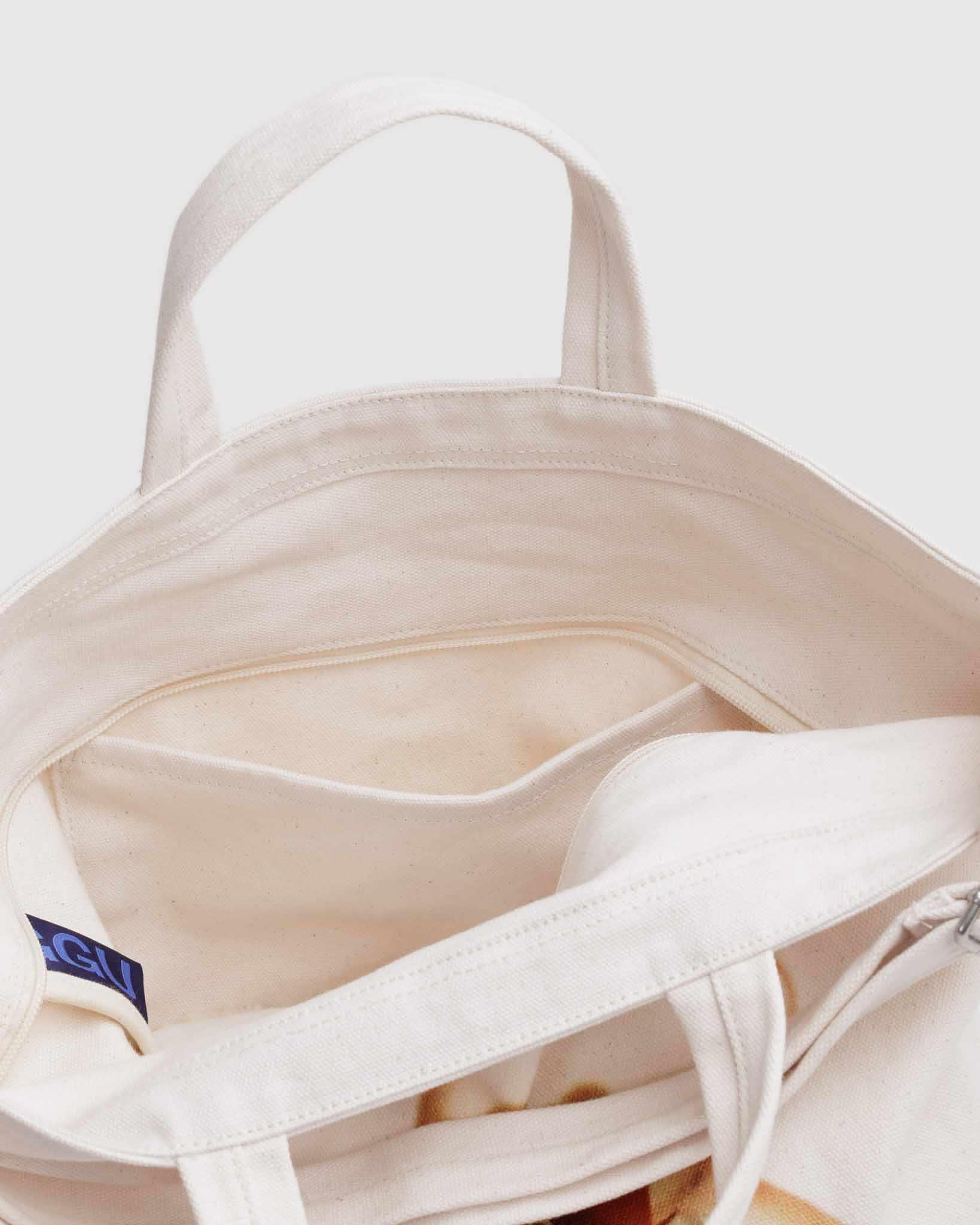 Teddy Bear Horizontal Zip Duck Bag BAGGU | BAGGU | Canvas Tote Bag