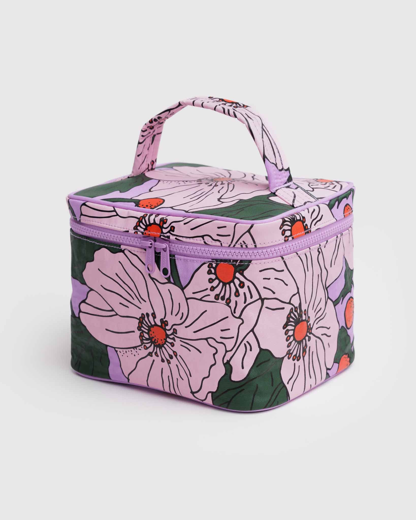 Pink Poppy Large Cosmetic Case BAGGU