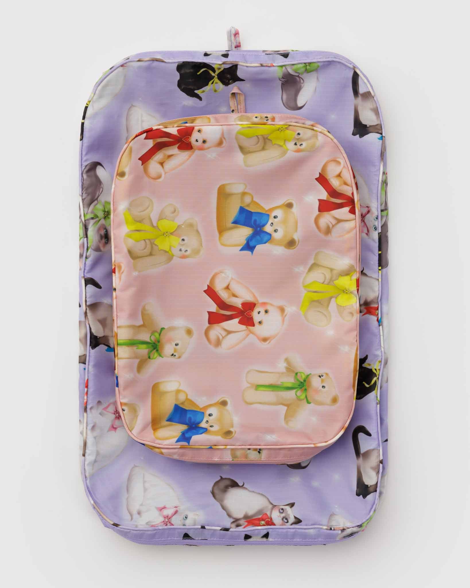 Fancy Animals Large Packing Cube Set BAGGU