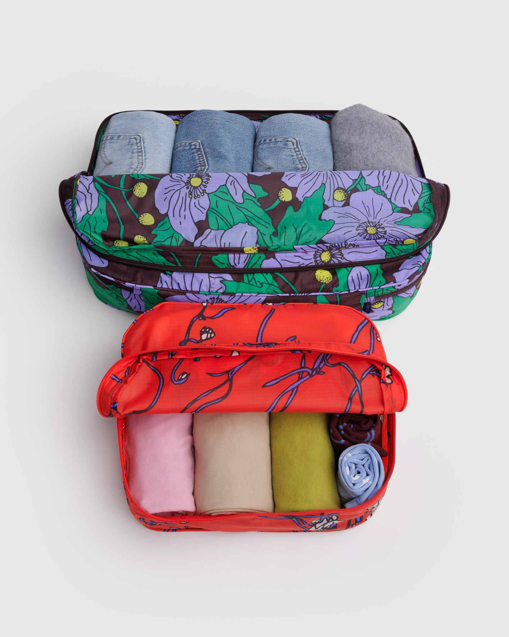 Poppy Mix Large Packing Cube Set BAGGU