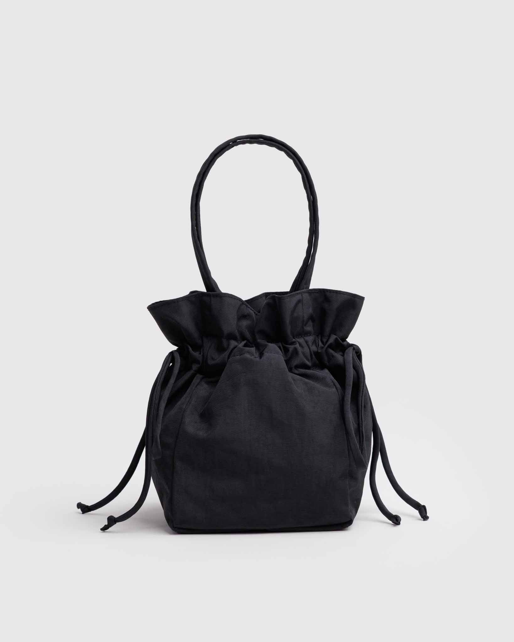 Black Nylon Drawstring Bag BAGGU