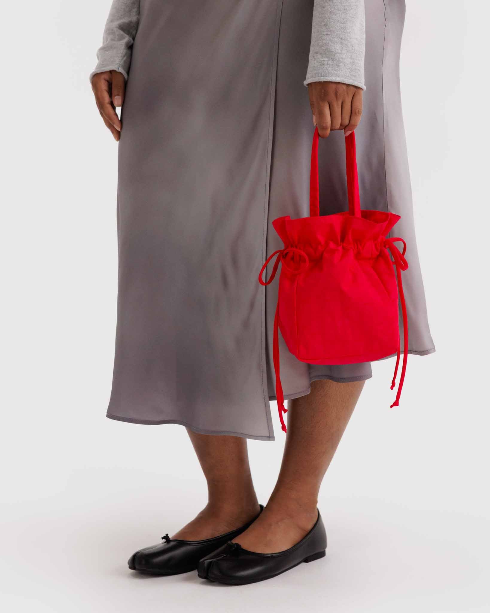 Candy Apple Nylon Drawstring Bag BAGGU