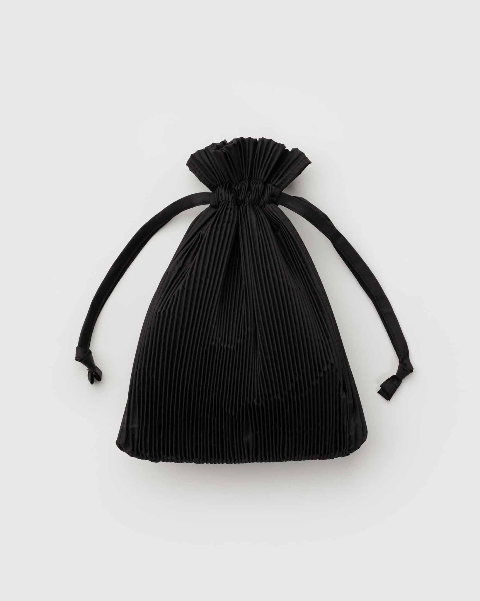 Black Pleated BAGGU | BAGGU | Shopping Tote Bag