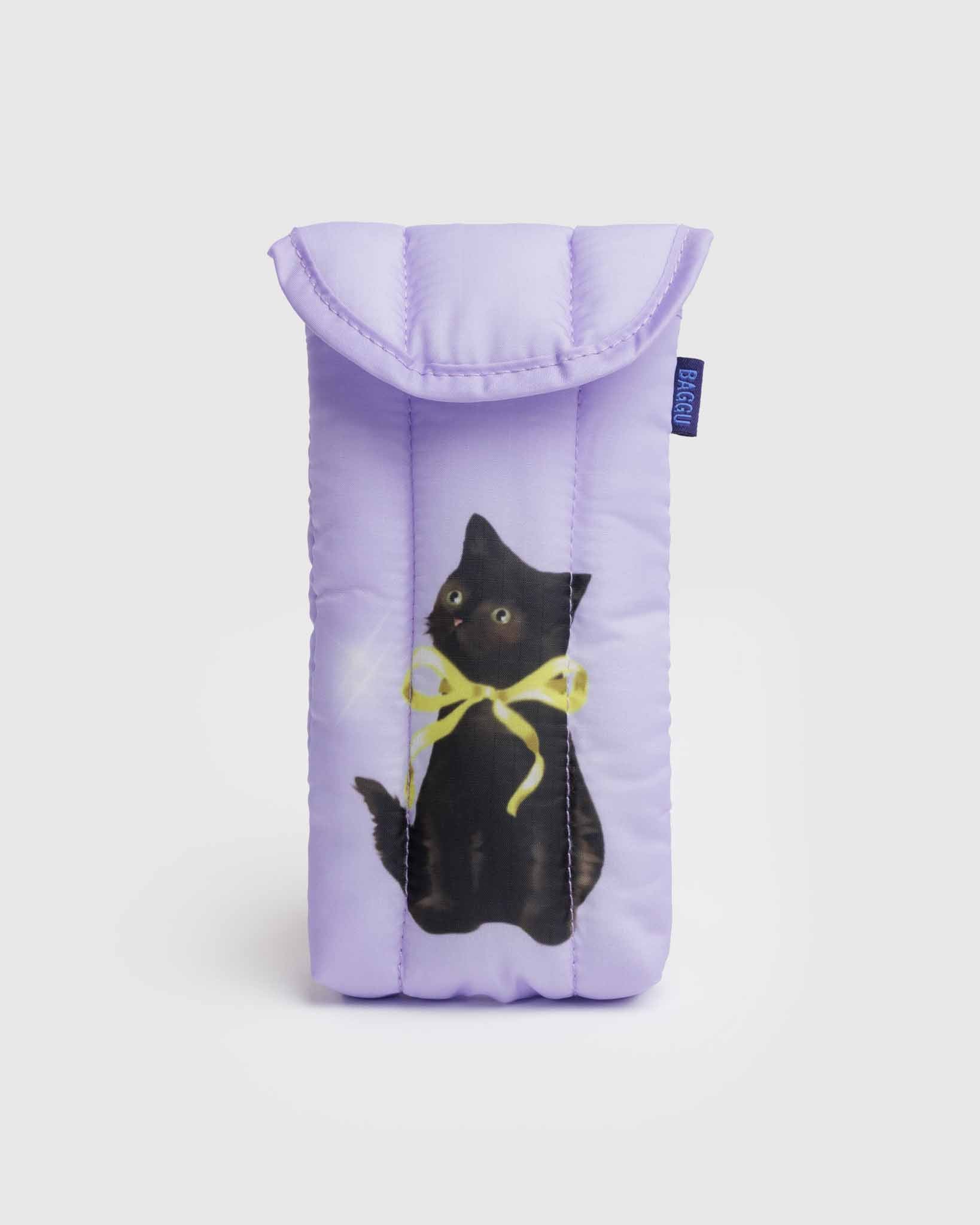 Fancy Cats Puffy Glasses Sleeve BAGGU | BAGGU | Glasses Sleeves & Cases