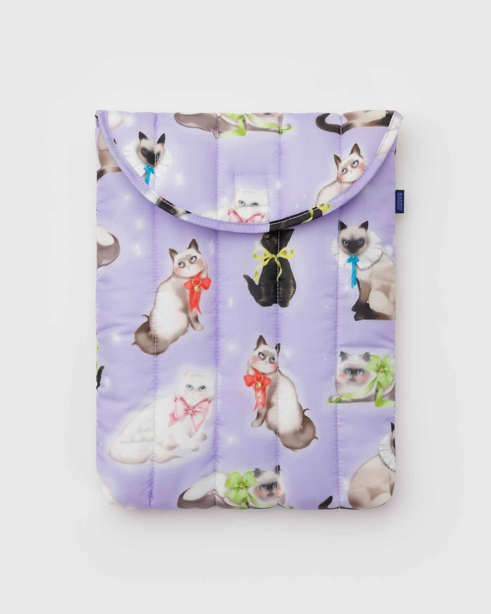 Fancy Cats Puffy Laptop Sleeve 13"/14" BAGGU