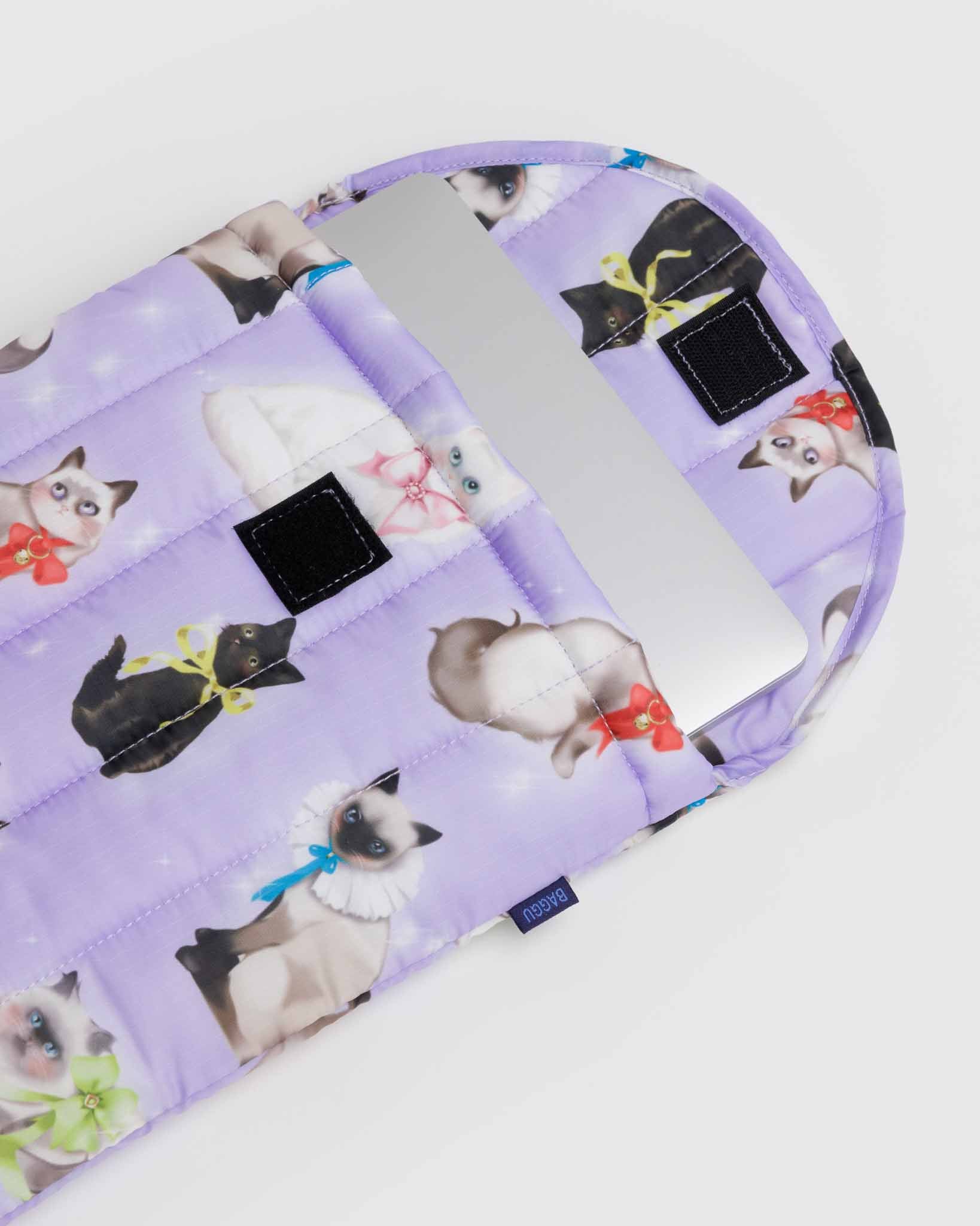 Fancy Cats Puffy Laptop Sleeve 13"/14" BAGGU
