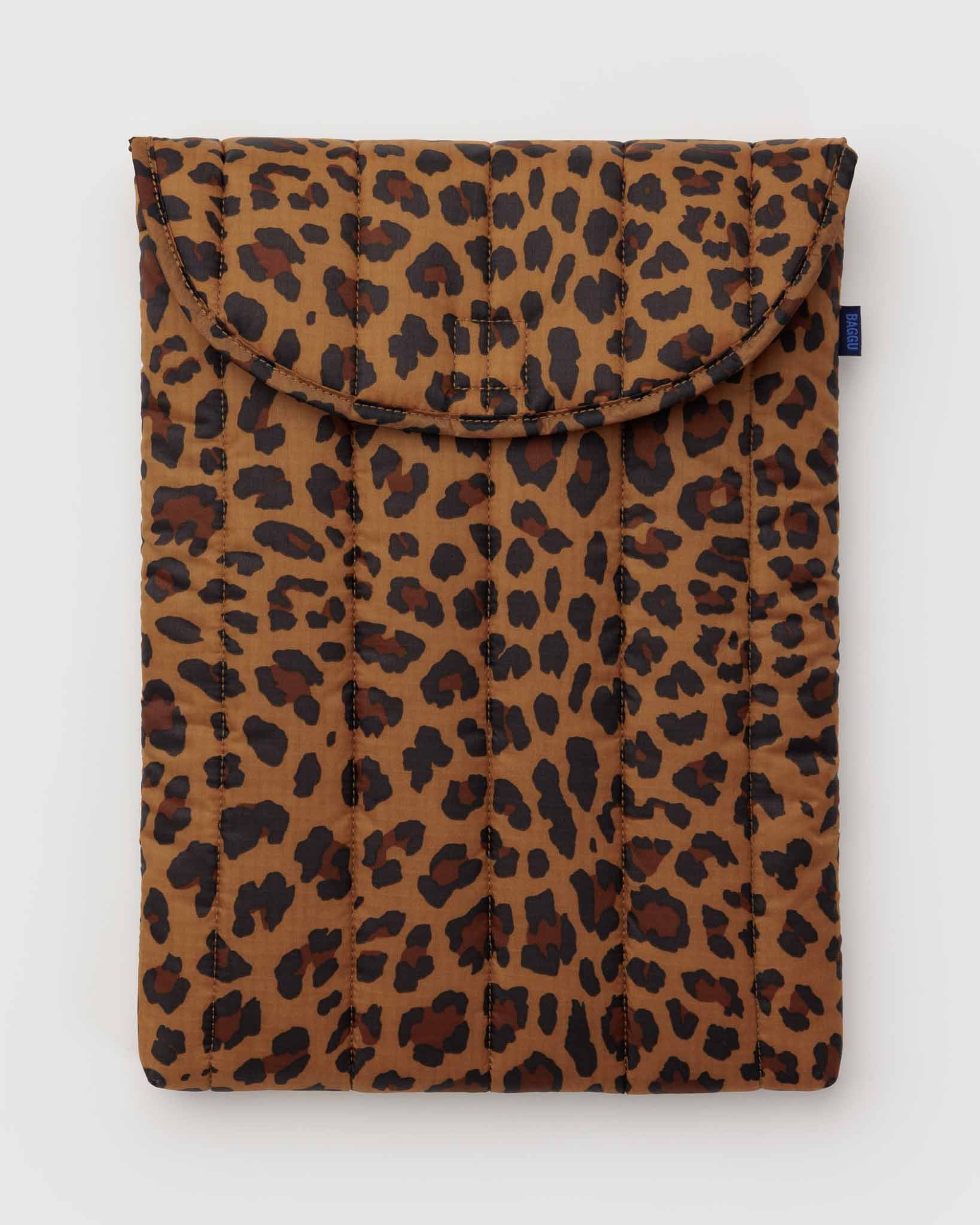 Leopard 16" Puffy Laptop Sleeve BAGGU - HO25