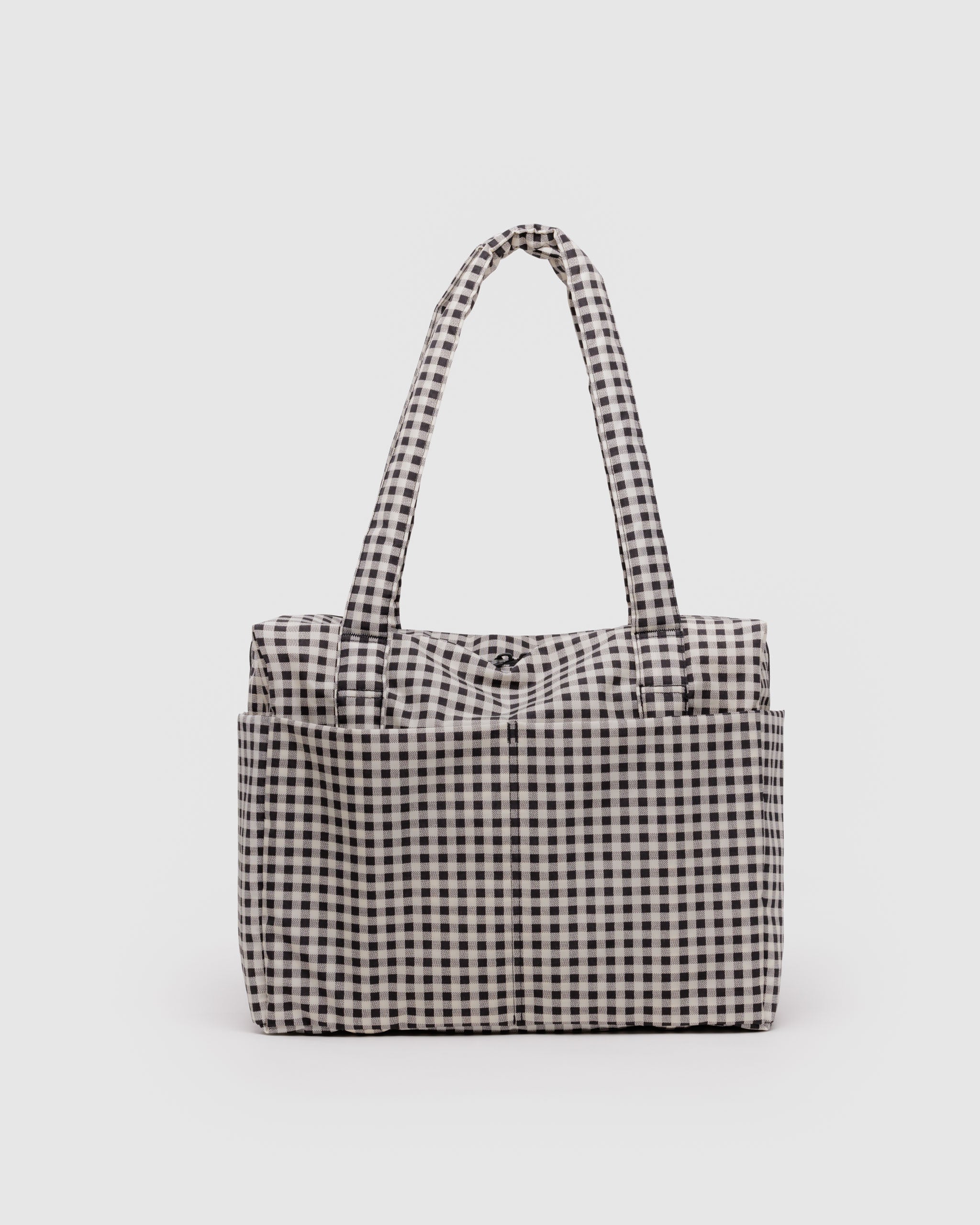 Black & White Gingham Small Cloud Carry-On