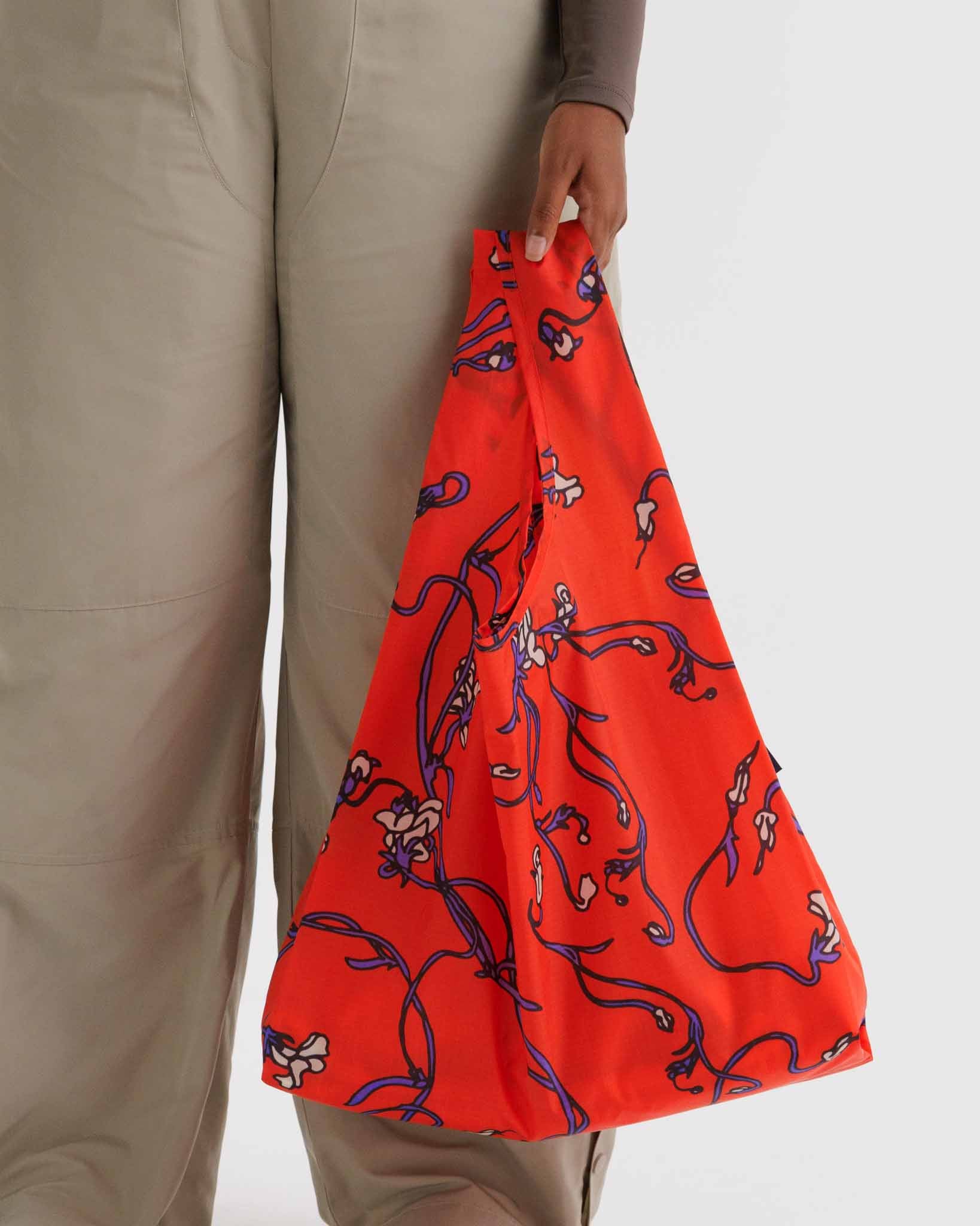 Red Snapdragon Standard Baggu BAGGU