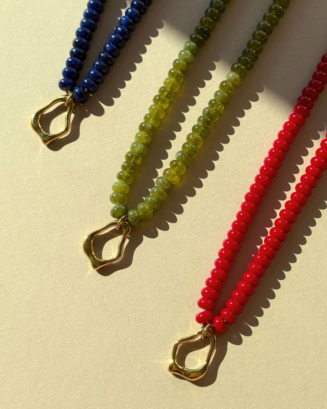 Red Kari Beaded Necklace