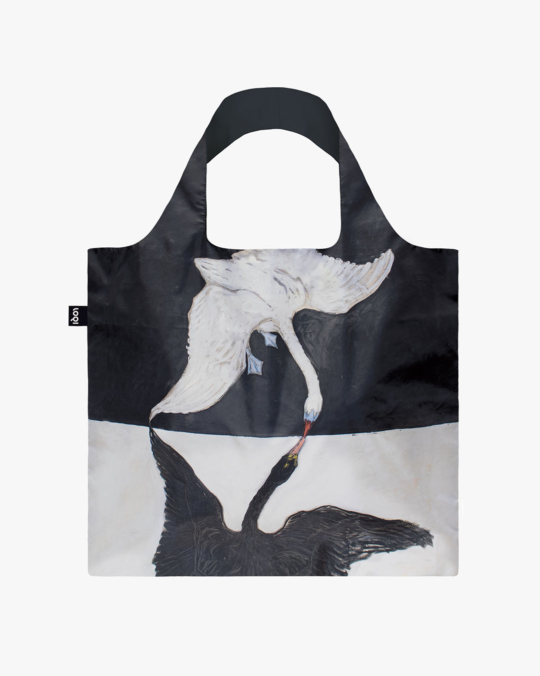 The Swan by Hilma af Klint Recycled Reusable Bag LOQI | LOQI | Shopping Tote Bag