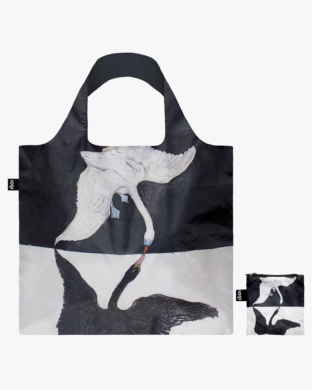 The Swan by Hilma af Klint Recycled Reusable Bag LOQI | LOQI | Shopping Tote Bag