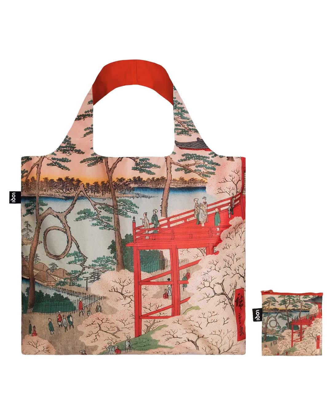 Kiyomizu Hall & Shinobazu Pond By Utagawa Hiroshige Recycled Bag