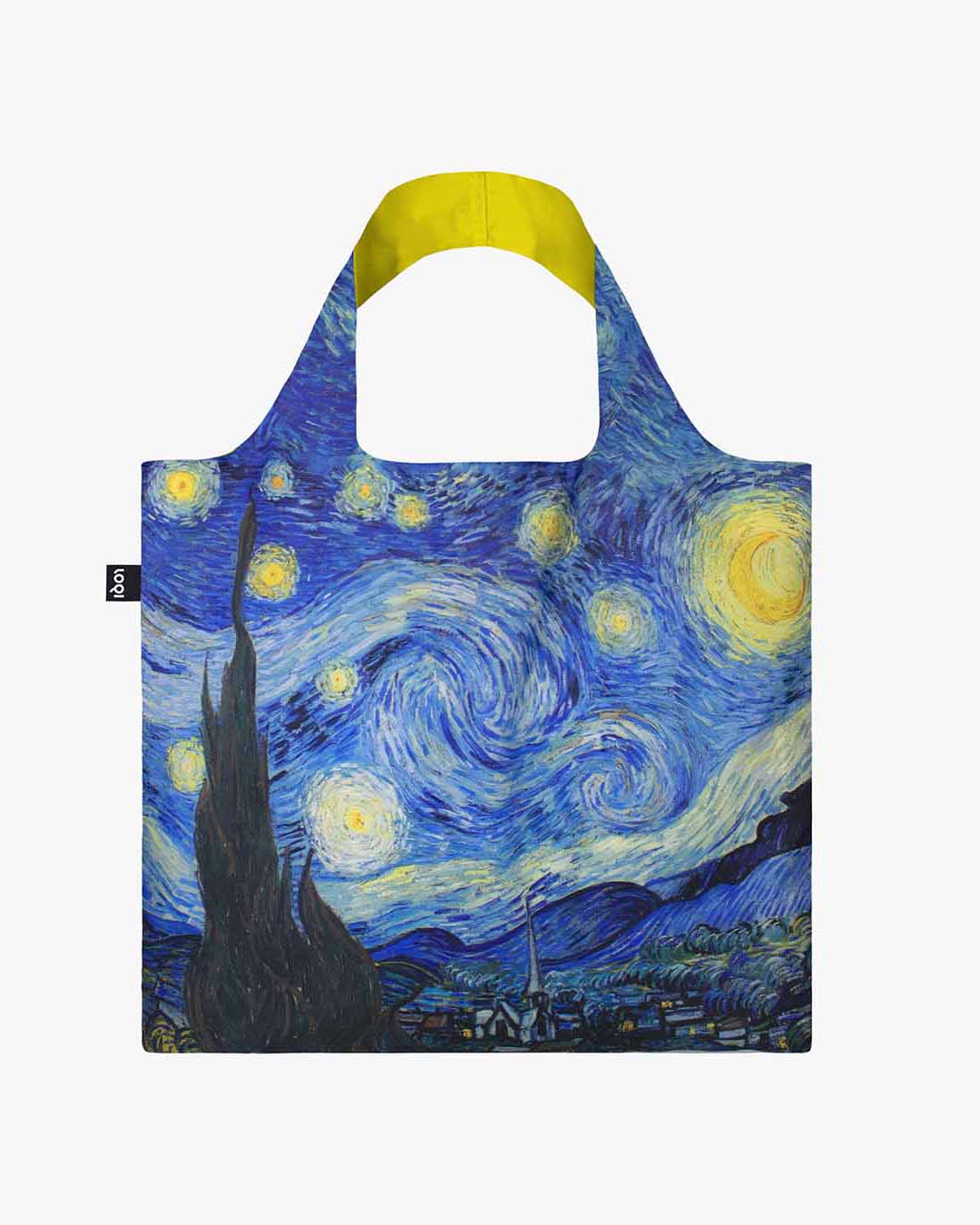 The Starry Night by Vincent VAN GOGH Recycled Bag | LOQI | Shopping Tote Bag