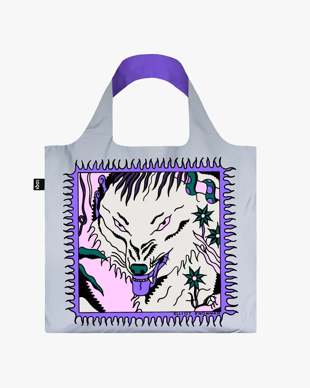 Wolf Reflective Bag by Elliot Snowman