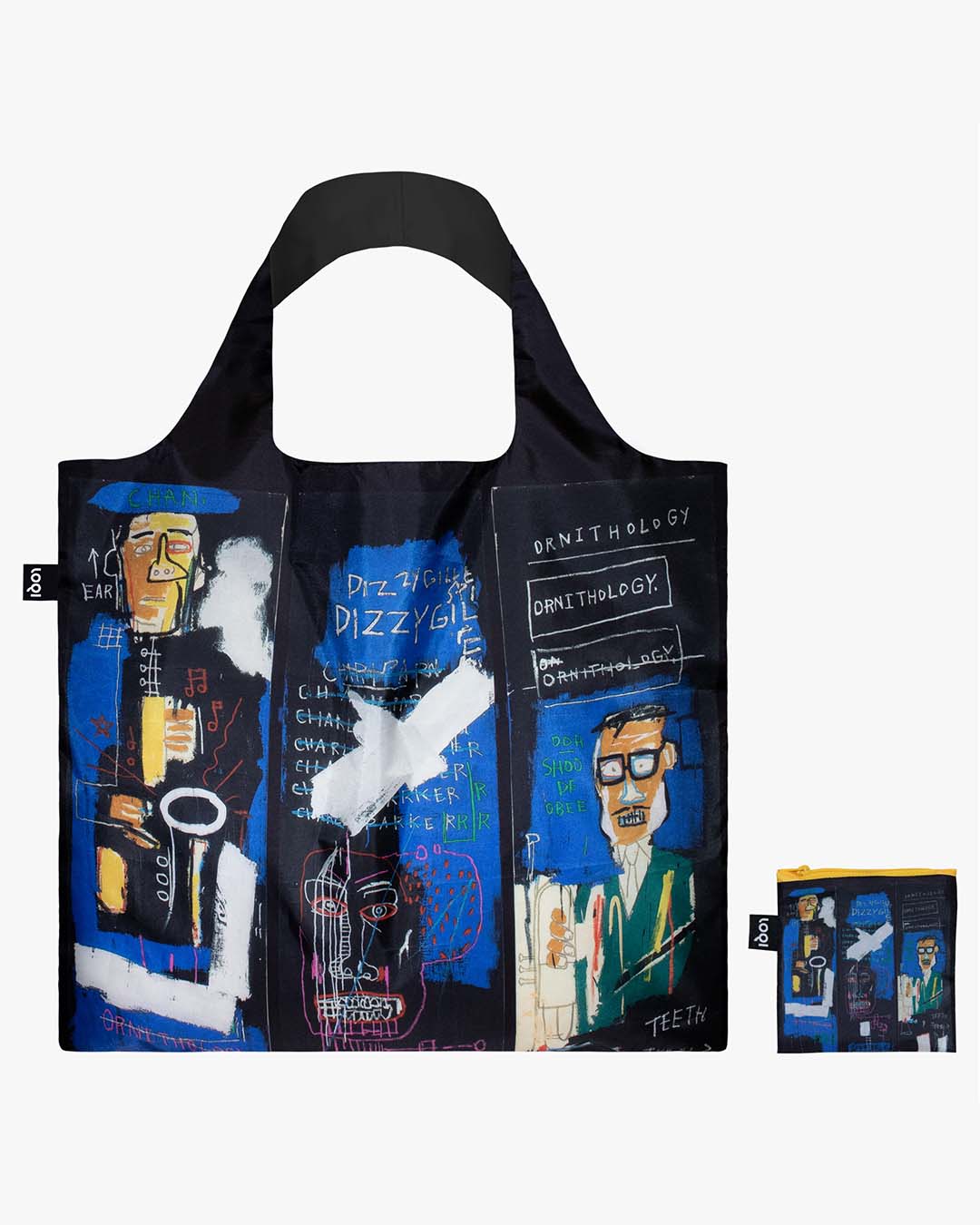Jean-Michel Basquiat Horn Players Recycled Bag