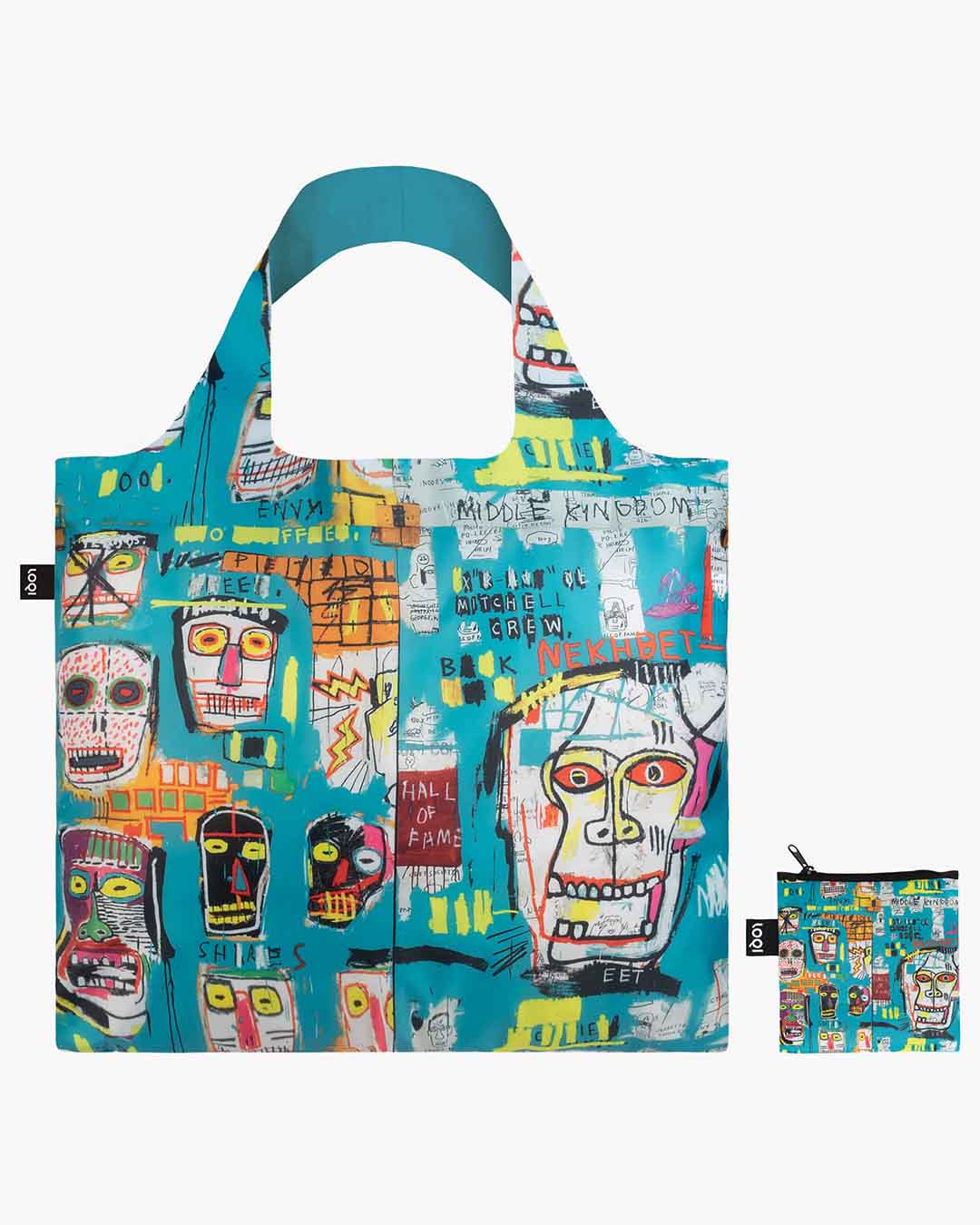 Jean-Michel Basquiat Skull Recycled Bag