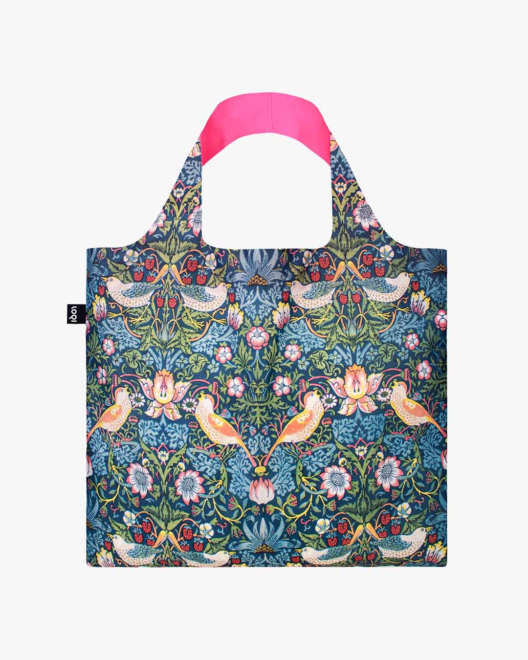 The Strawberry Thief by William Morris Recycled Bag LOQI | LOQI | Shopping Tote Bag