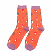 Hedgehogs & Toadstools (Various Colours) | Women's Socks | Miss Sparrow