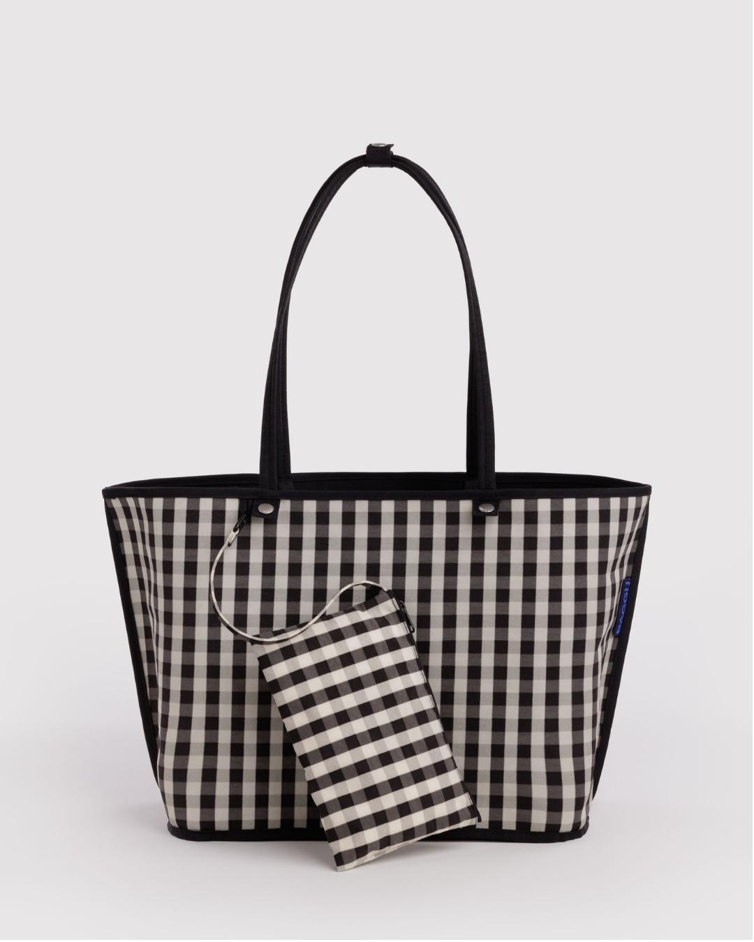 Black Mix Large Nylon Reversible Tote BAGGU