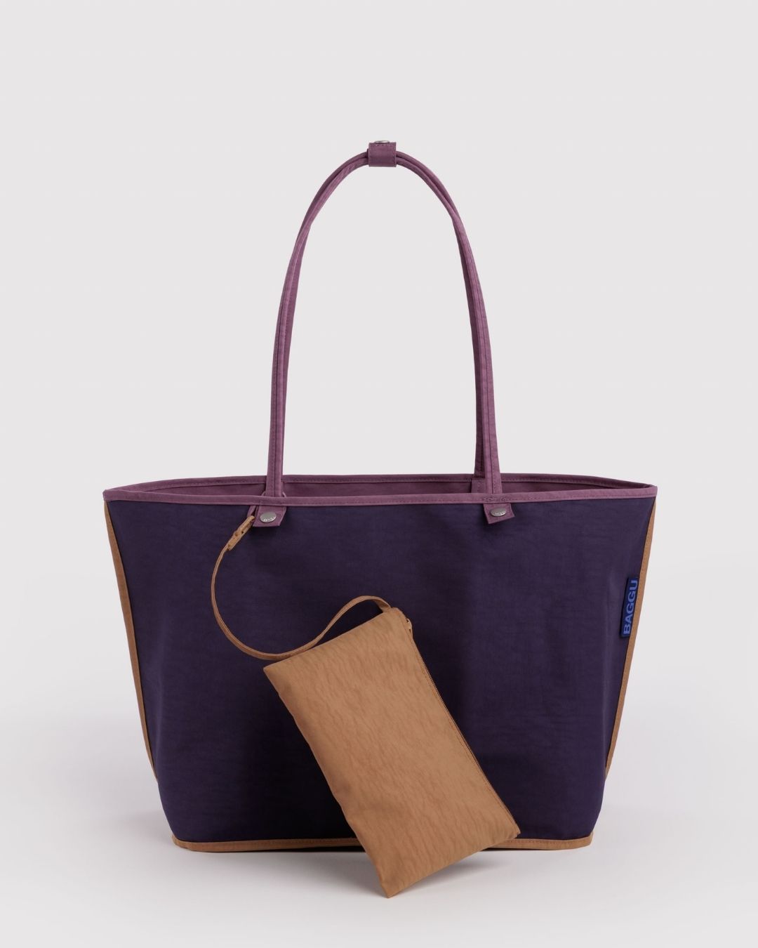 Wild Plum Mix Large Nylon Reversible Tote BAGGU