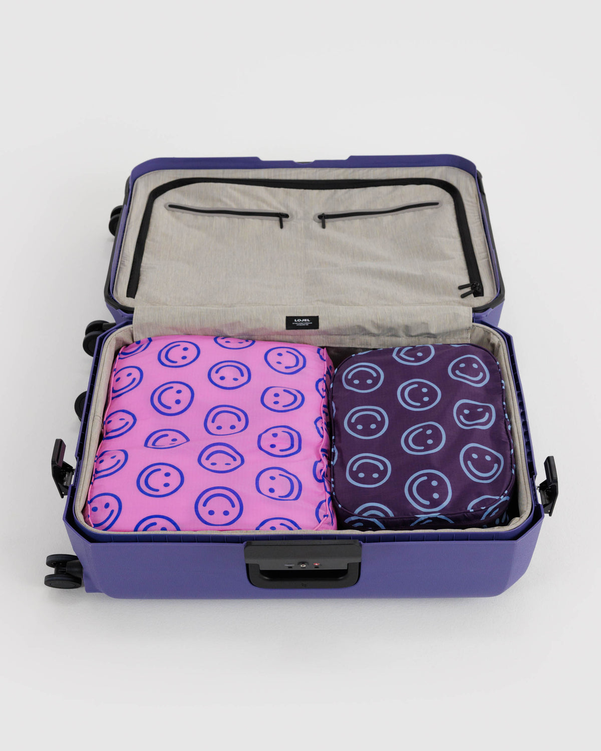 Bright Happy Mix Large Packing Cube Set | BAGGU | Large Packing Cube Set