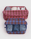 Check Mix Large Packing Cube Set | BAGGU | Large Packing Cube Set