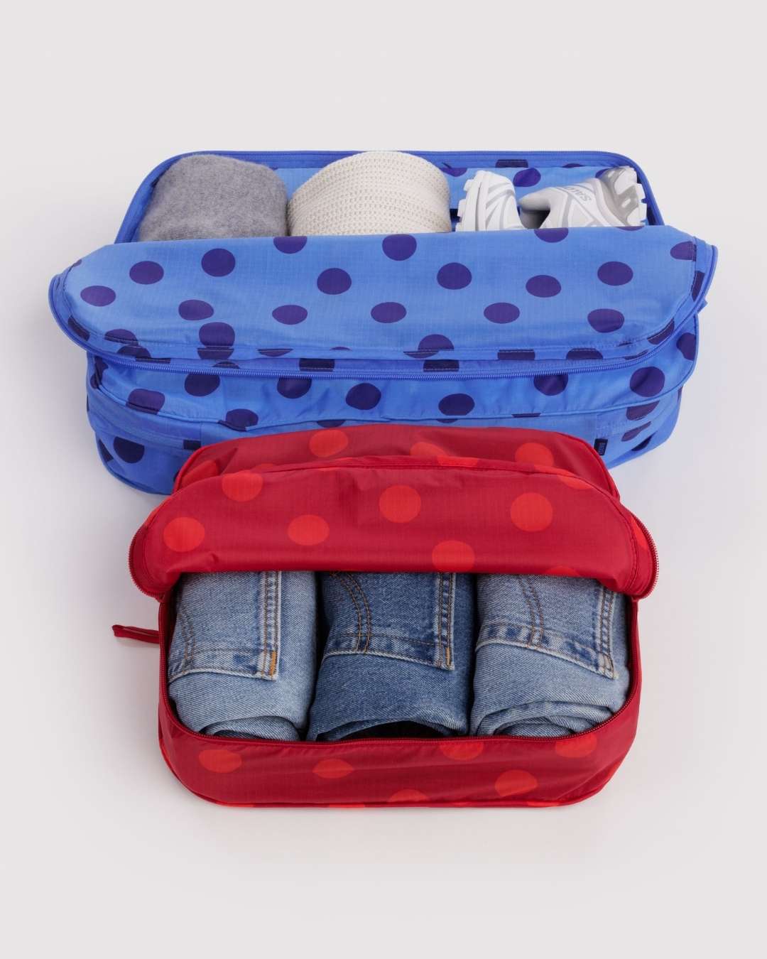 Polka Dot Mix Large Packing Cube Set