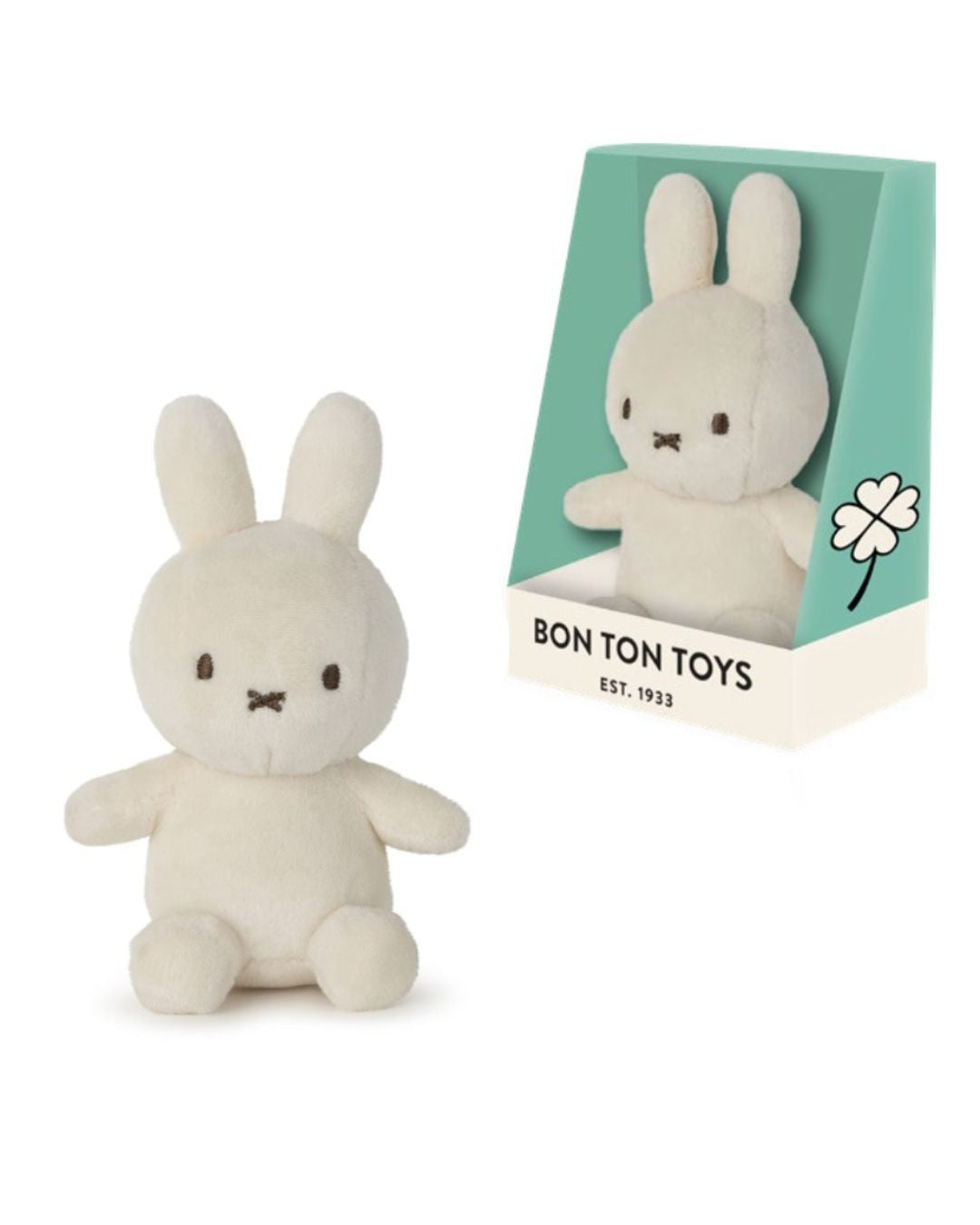 Miffy Cream Lucky Charm Plush in Giftbox 10cm