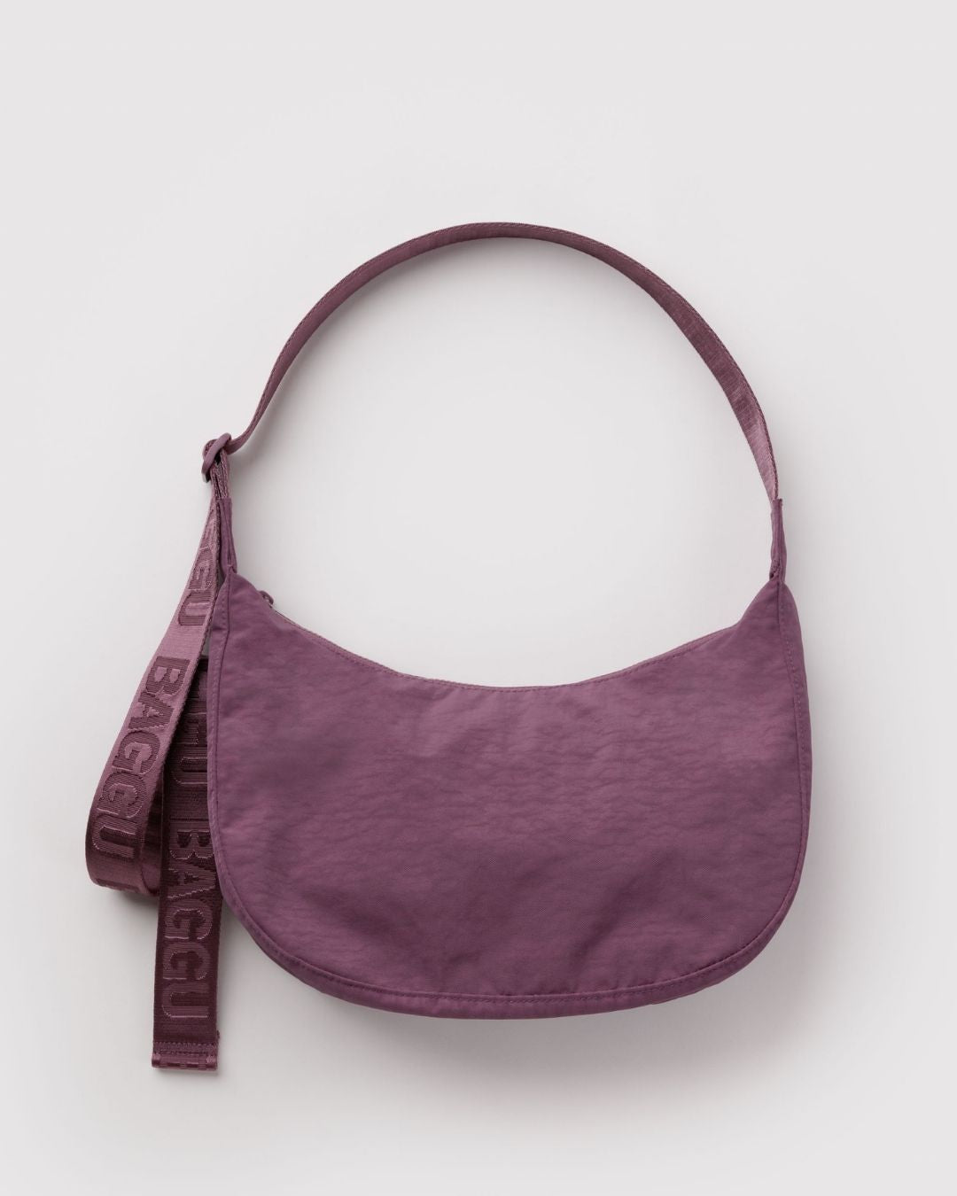 Wild Plum Medium Nylon Crescent Bag BAGGU