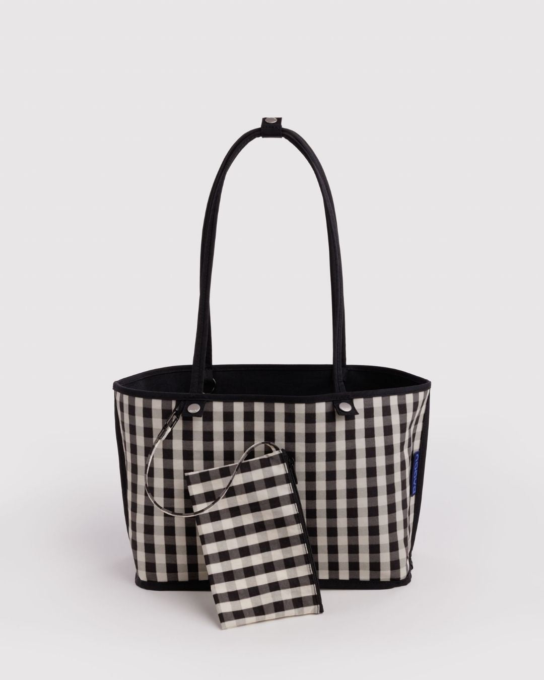 Black Mix Medium Nylon Reversible Tote