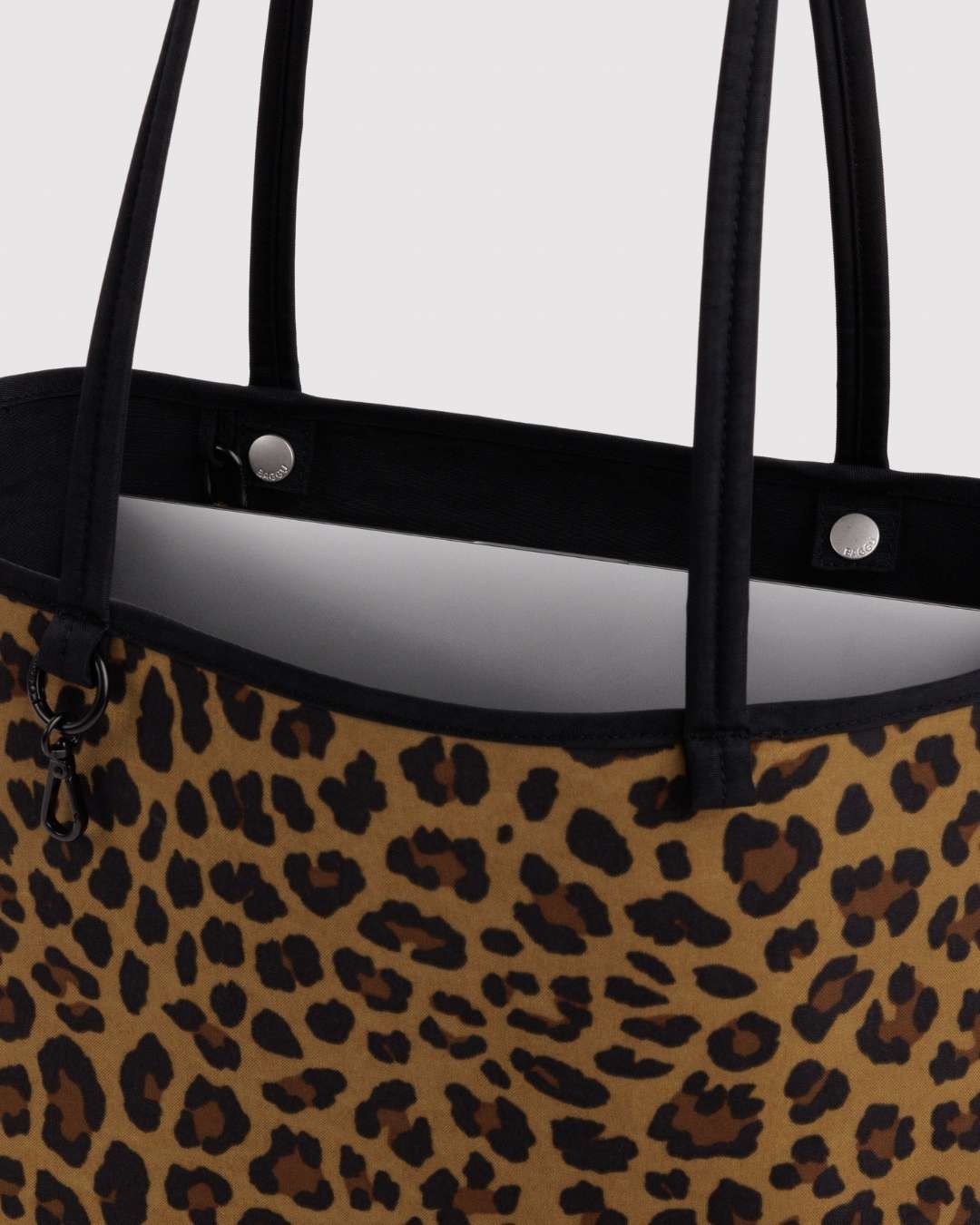 Leopard Mix Medium Nylon Reversible Tote
