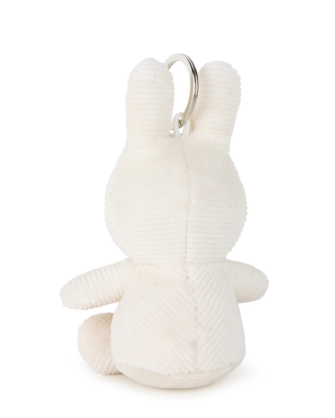 Miffy Keyring / Bag Charm in Rainbow White Corduroy