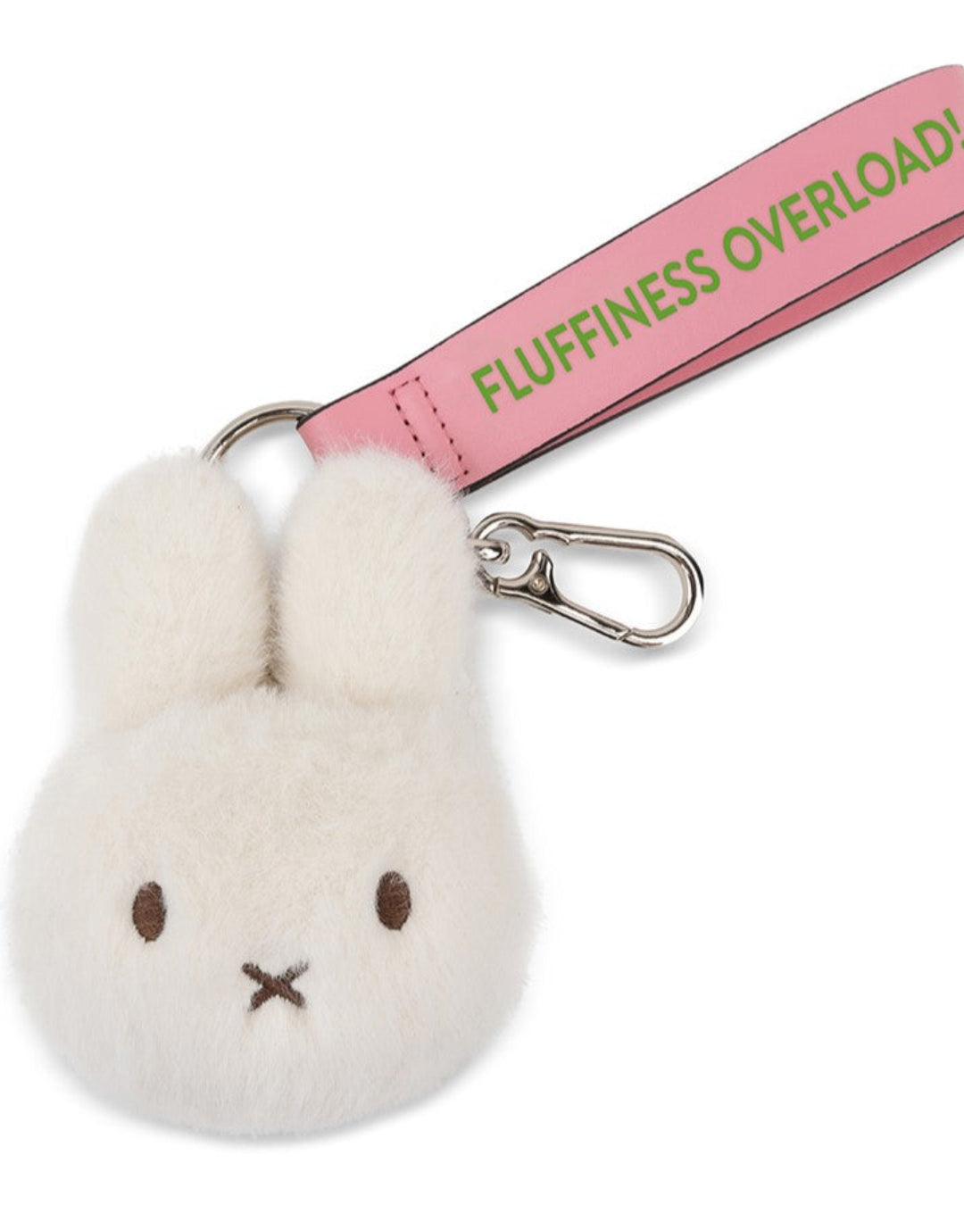 Miffy ECO Fuzzy Cream Bag Charm